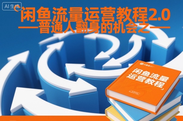 闲鱼流量运营教程2.0——普通人翻身的机会之一创客前沿-创客前沿