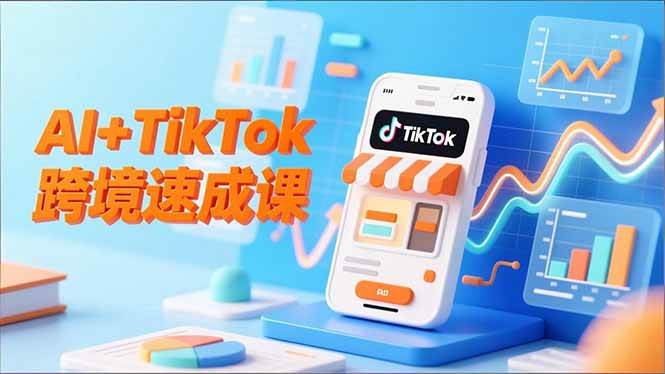 （16745期）AI+TikTok跨境速成课，智能翻译、店铺定位、流程拆解，7天高效上线运营创客前沿-创客前沿