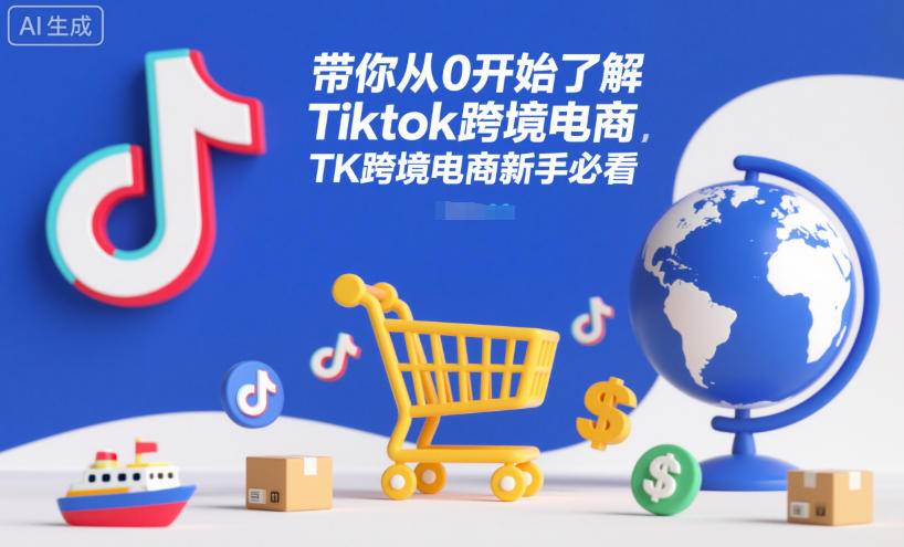 带你从0开始了解Tiktok跨境电商，TK跨境电商新手必看创客前沿-创客前沿